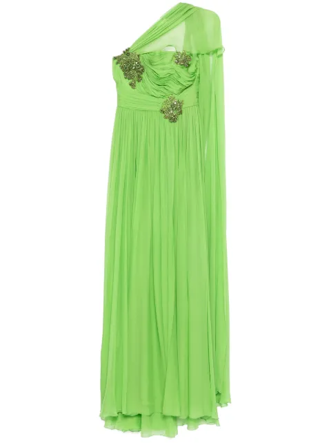 Zuhair Murad chiffon gown Green SDR24024