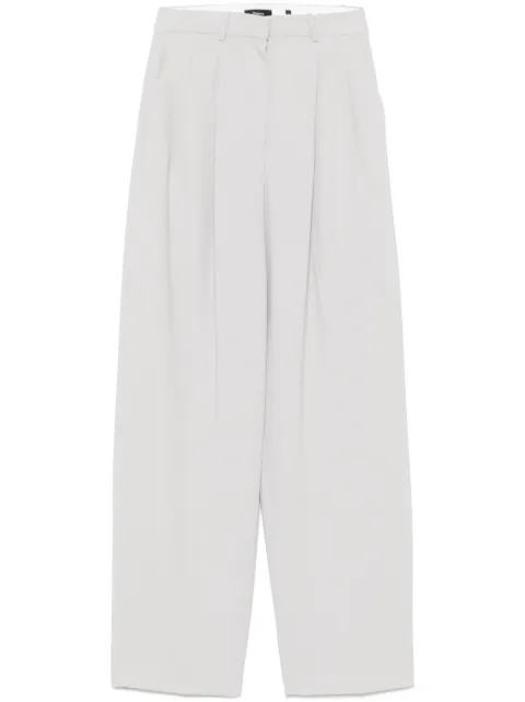 Theory double-pleat trousers Grey O1109201