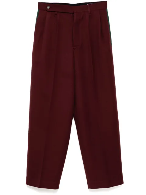 BODE riding twill braided trousers Purple MRF24BT034