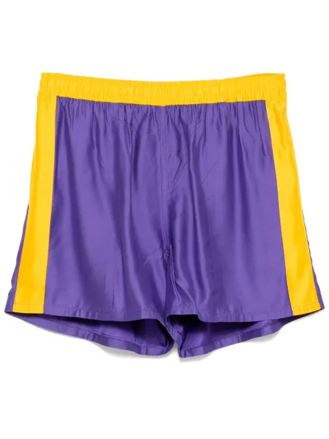 BODE satin field shorts Purple MRF24BT056