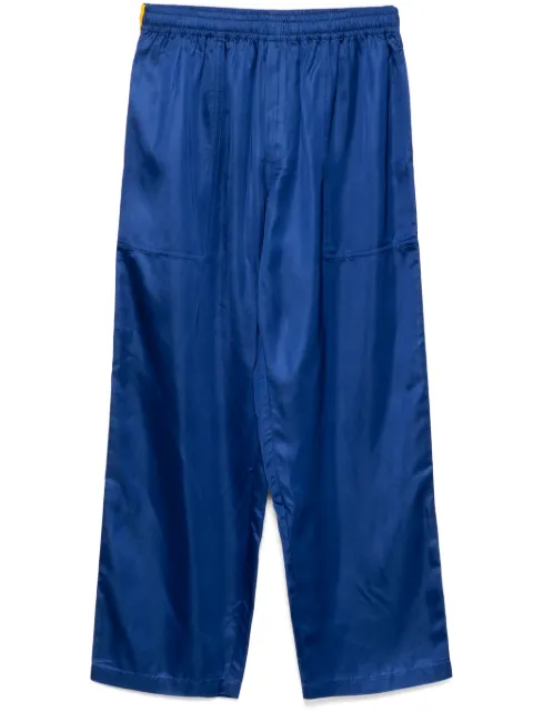 BODE satin track pants Blue MRF24BT024