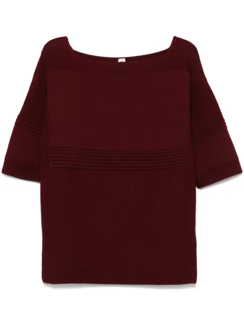 Hermès Pre-Owned 2000s wide-neck sweater Red HER750LC