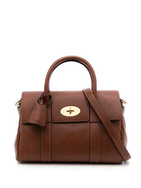 Mulberry small Bayswater leather satchel bag Brown HH9220275