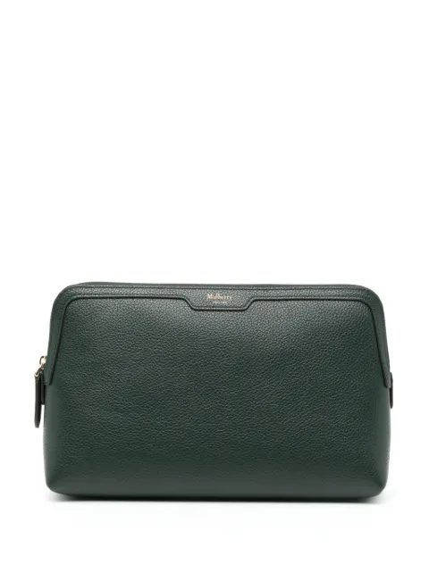 Mulberry logo-embossed pouch Green RL8319205Q633