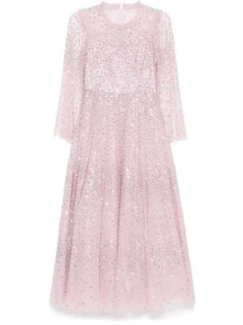 Needle & Thread Scatter dot gown Pink DGLS02RPS25