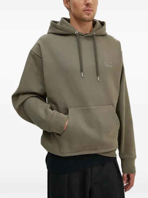 IRO logo-embroidered hoodie Green MP14BERTAM