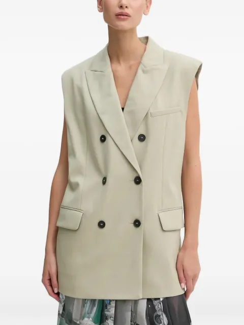 IRO double-breasted sleeveless top Neutrals WP07ANILAH