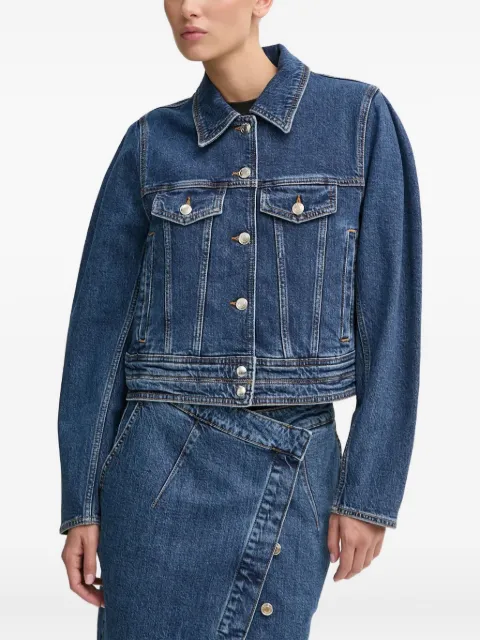 IRO buttoned pocket jacket Blue WP07OURA