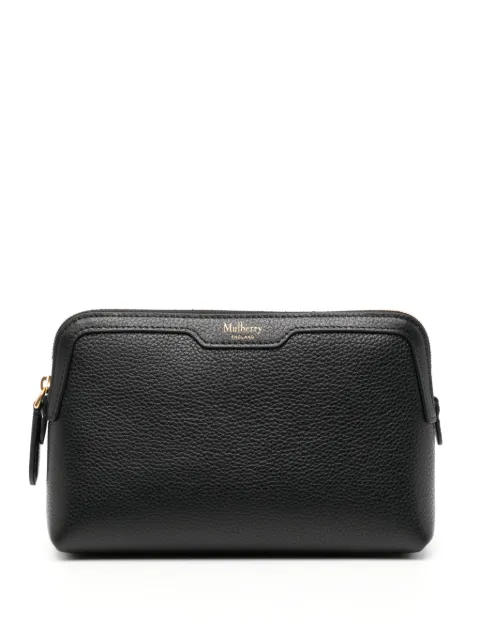 Mulberry logo-embossed pouch Black RL8322205A100