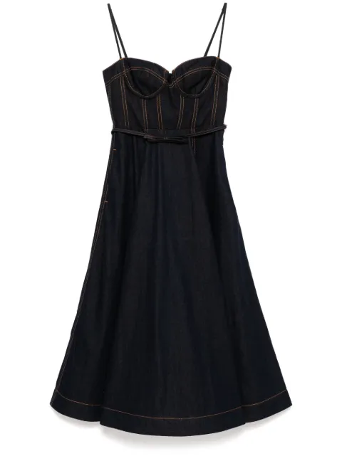 ZIMMERMANN denim corset dress Blue 2114DR251