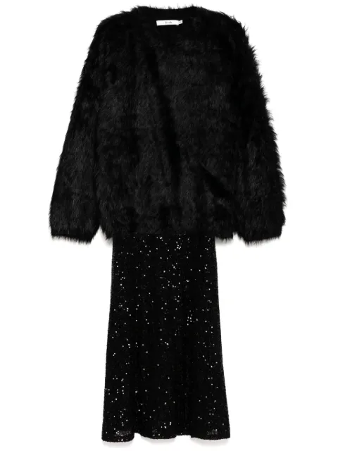 b+ab sequin dress set Black 4W406AS