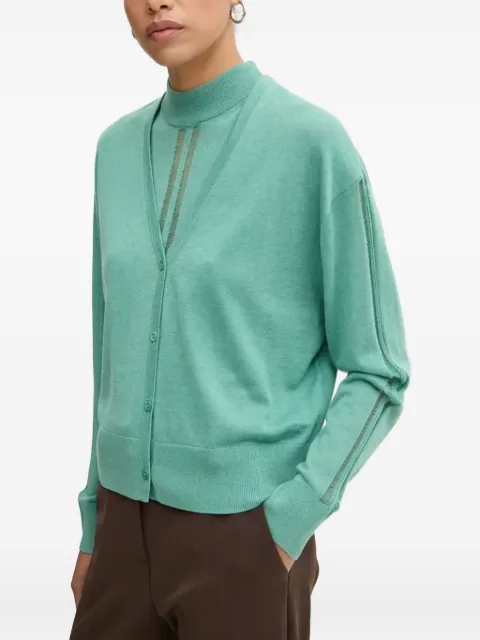 IRO buttoned v-neck cardigan Green WP12LALIE