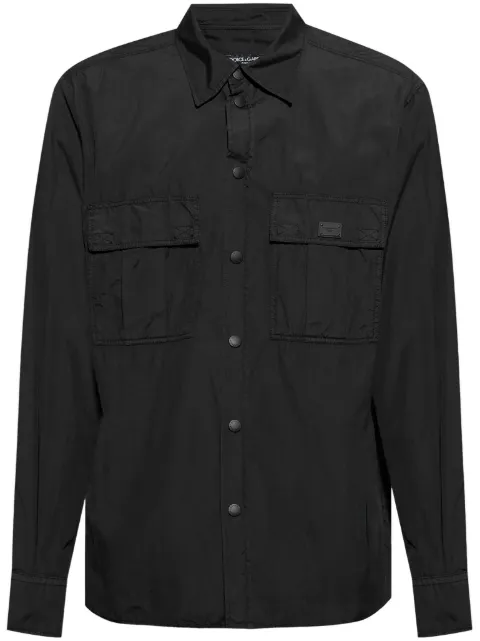 Dolce & Gabbana cargo pockets shirt Black G5MR9TG8MH8