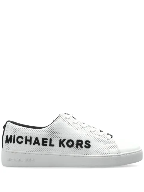 Michael Michael Kors logo-embroidered sneakers White 43R5KEFS1L