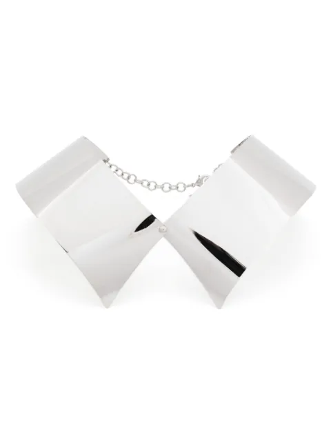Isabel Sanchis metal collar necklace Silver RUMICOLLARS