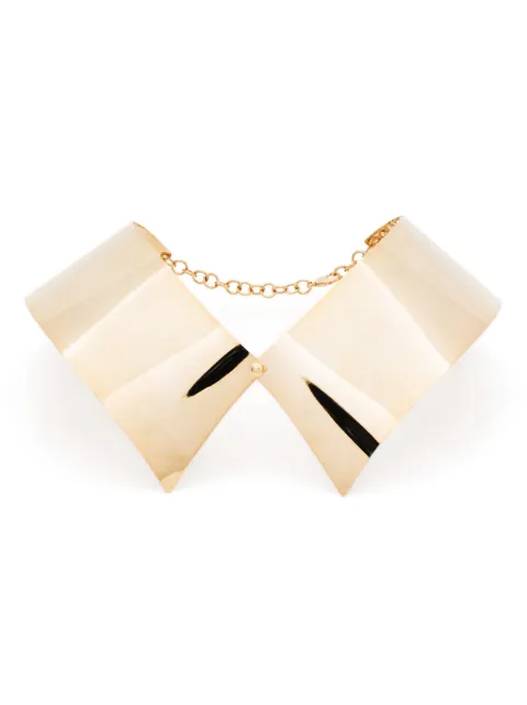 Isabel Sanchis metal collar necklace Gold RUMICOLLAR