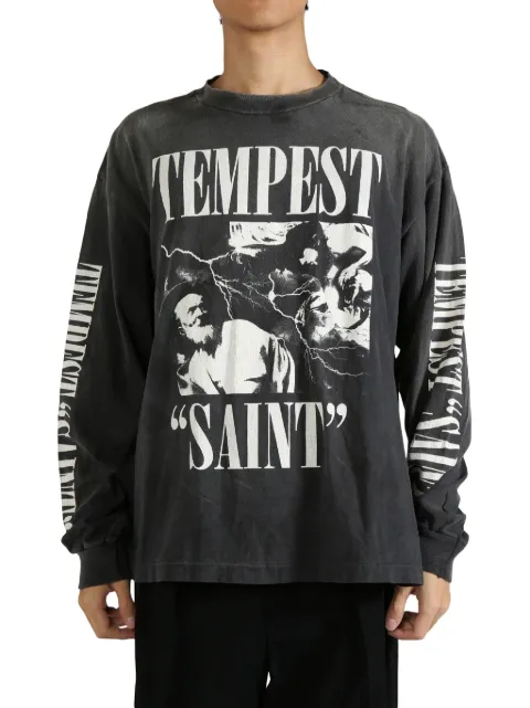 SAINT MXXXXXX Tempest T-shirt Black SMYS10000011BLACK