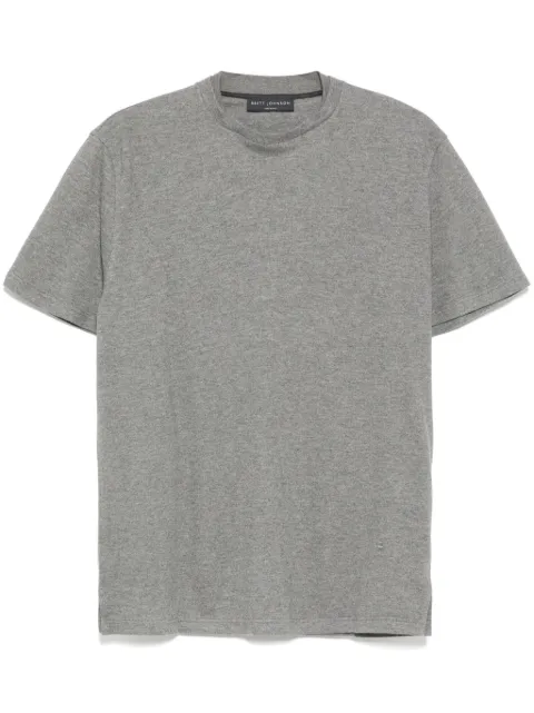 Brett Johnson double-collar T-shirt Grey FW24SJ02JAD2LGR48