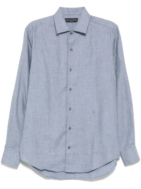 Brett Johnson casual shirt Blue FW24TS66ALULBLU48