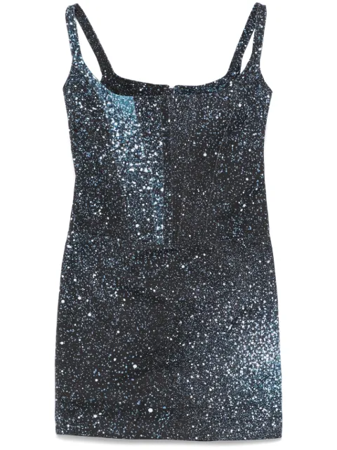 Giuseppe Di Morabito constellation-print mini dress Blue 04SSDND084C04455