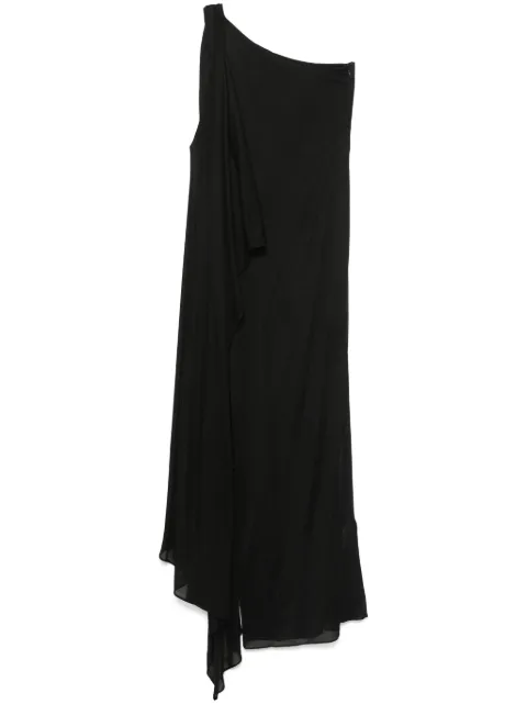 Giuseppe Di Morabito one-shoulder lo9ng dress Black 04SSDR44404412