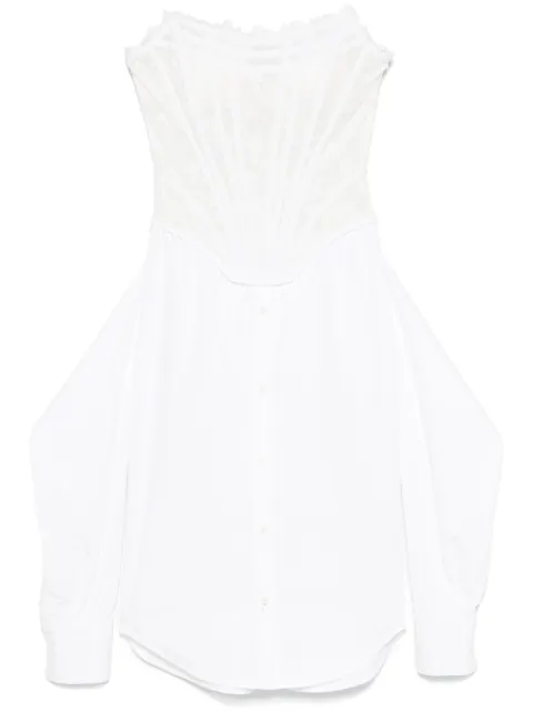 Giuseppe Di Morabito deconstructed midi dress White 04SSDR44604425