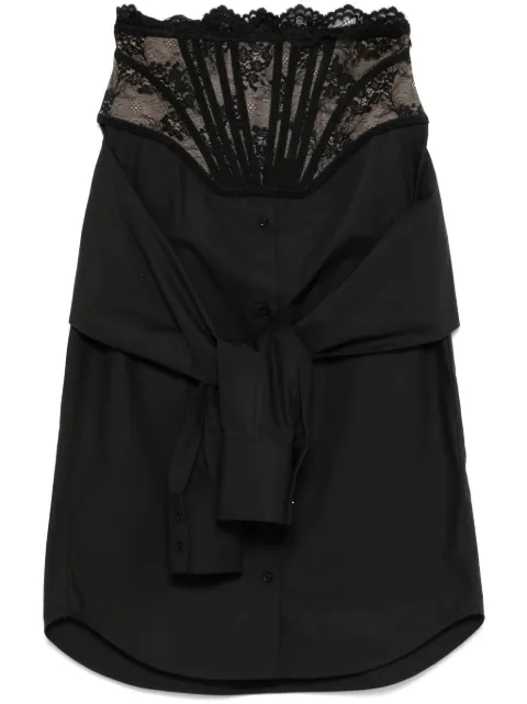 Giuseppe Di Morabito corset-detail midi skirt Black 04SSSK14304425