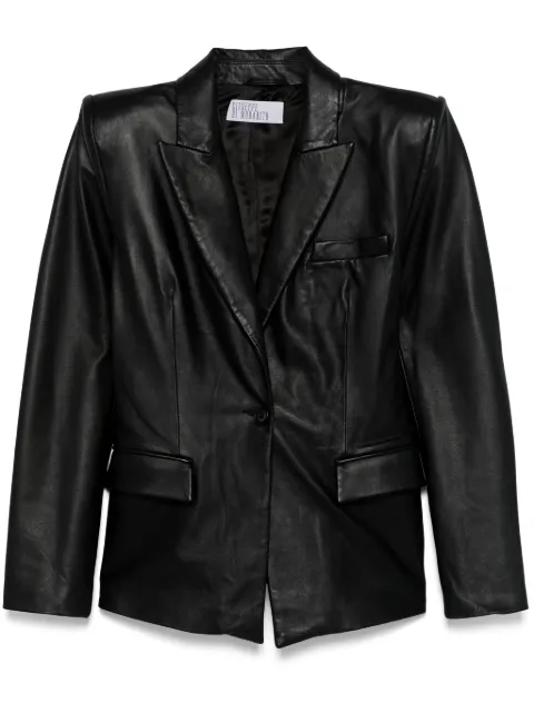 Giuseppe Di Morabito leather blazer Black 04SSJA116P04451