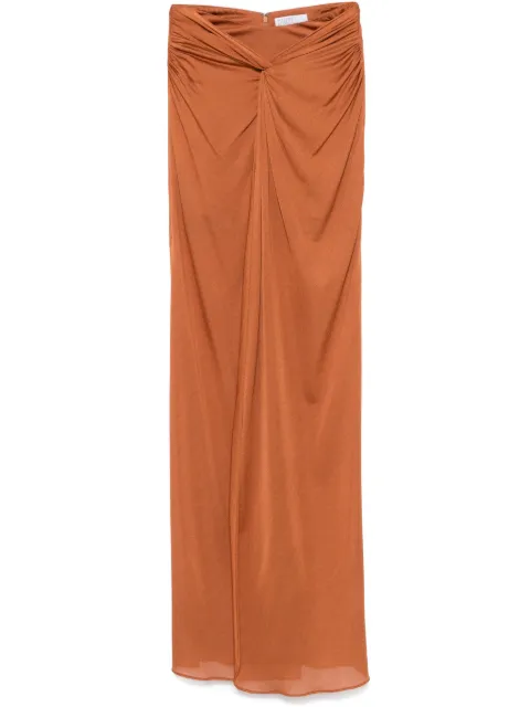 Giuseppe Di Morabito knot-detailed maxi skirt Orange 04SSSK14104412