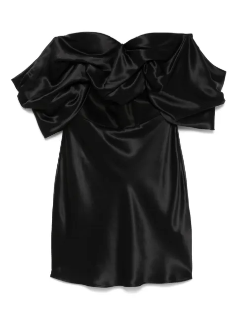 Giuseppe Di Morabito silk mini dress Black 04SSDR46804422