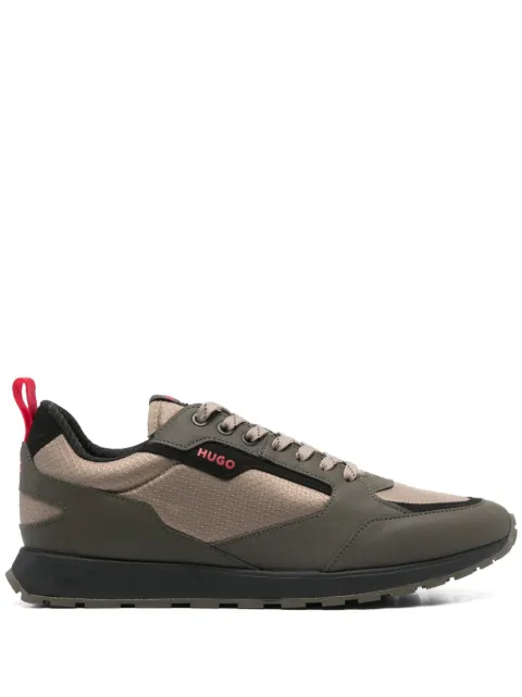 HUGO ripstop-panelling sneakers Green 50536207