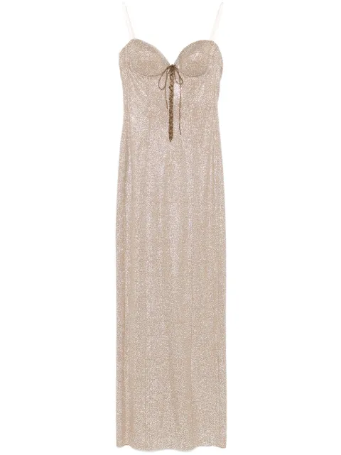Giuseppe Di Morabito rhinestone-embellished gown Neutrals 04SSDR457FC04428AC