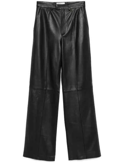 Giuseppe Di Morabito leather trousers Black 04SSPA114P04451