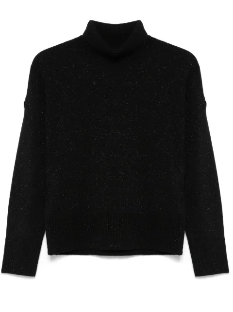 Moncler lurex-embellished sweater Black J20939F00015M3542