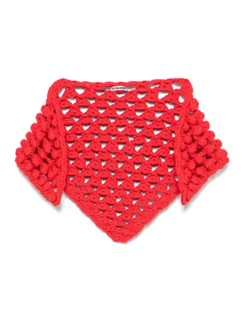 Jil Sander chunky-knit foulard Red J22ZZ0131J19157