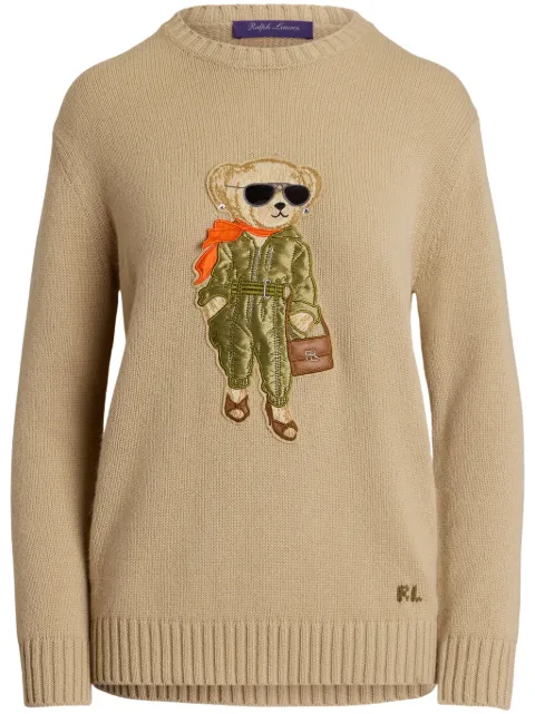 Ralph Lauren Collection Polo Bear sweater Neutrals 290963088001