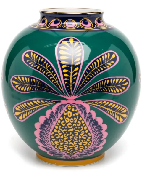 La DoubleJ bubble vase Green VAS0003CER001PNP12GR03