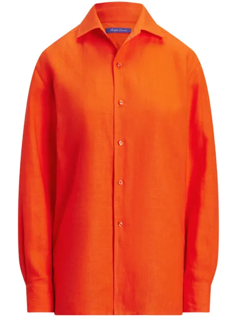 Ralph Lauren Collection linen shirt Orange 290966481001
