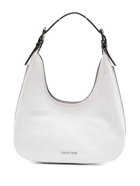 Michael Kors small Nolita pebbled hobo shoulder bag White 30F4SY5H1L
