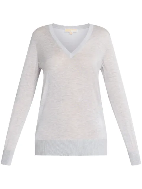 Michael Kors V-neck sweater Grey MR56159GW2