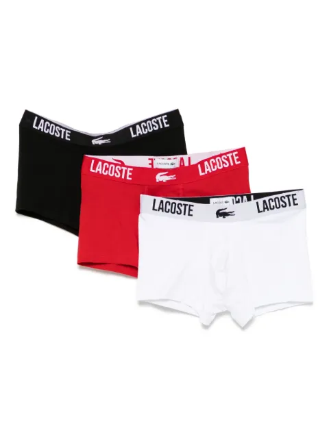 Lacoste logo-waistband boxers (pack of three) Red 5H2393