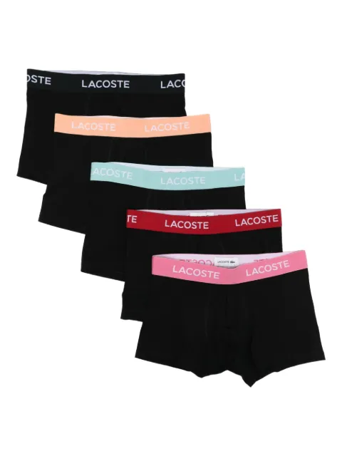 Lacoste logo-print boxers (set of five) Black 5H1292