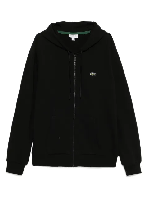 Lacoste zipped fleece sweatshirt Black SH9809