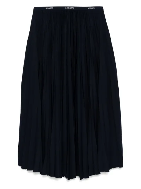 Lacoste long pleated elasticated waist skirt Blue JF1402