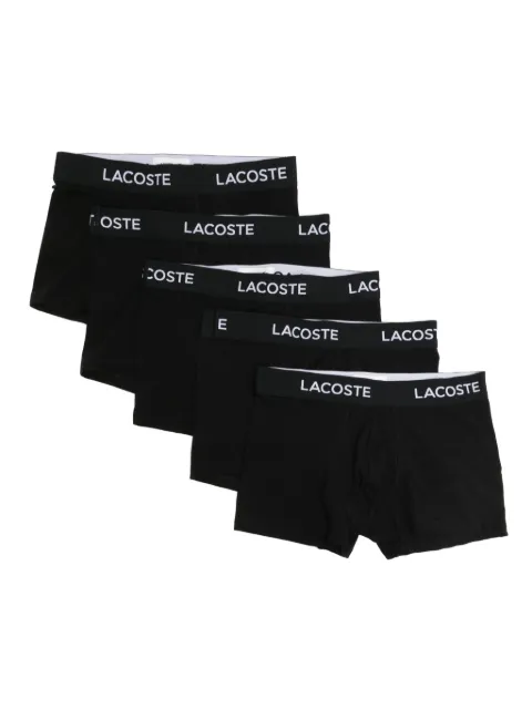 Lacoste stretch-cotton boxers (set of three) Black 5H1292