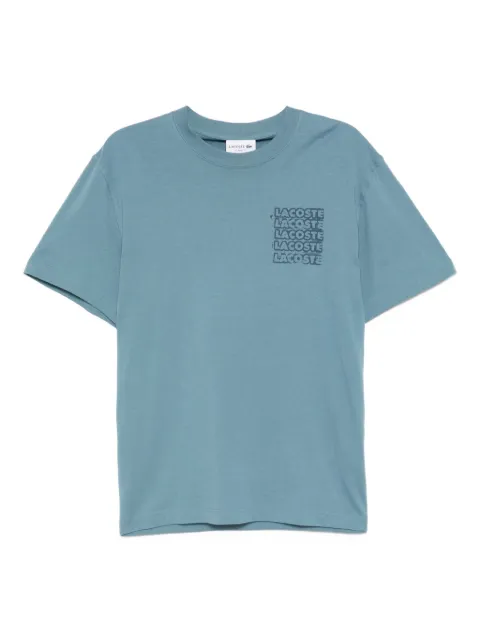 Lacoste logo-print T-shirt Blue TH0288