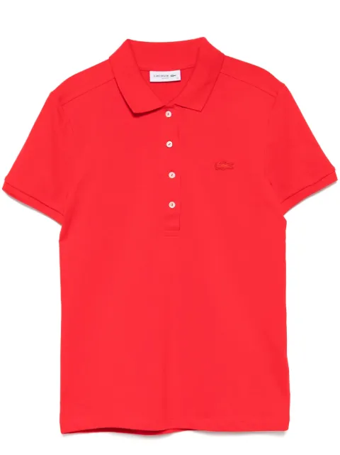 Lacoste logo-patch polo top Red PF5462