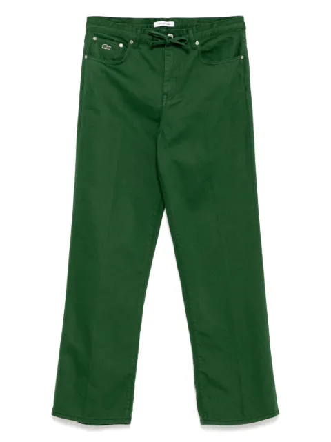 Lacoste wide-leg jeans Green HF0206