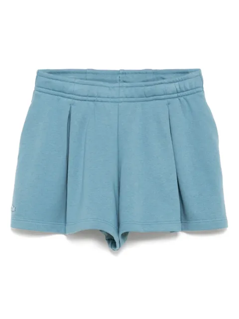 Lacoste pleated fleece shorts Blue GF0261