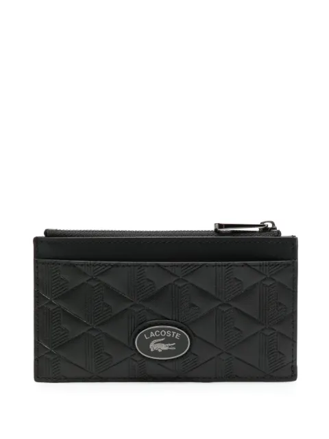 Lacoste Nomogramme zipped cardholder Black NH4574MR